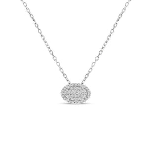 1/5 Carat Diamond Fashion Pendant in Sterling Silver - 18"