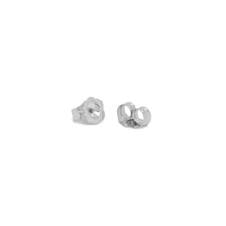 1/3 Carat Diamond Swirl Stud Earrings in 10K White Gold