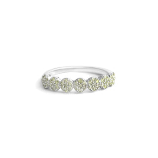 1/3 Carat Diamond Cluster Ring in 10K White Gold