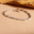 1/8 Carat Infinity Diamond Bracelet in Sterling Silver-7.5"