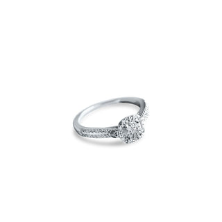 1/6 Carat Promise Diamond Ring in Sterling Silver