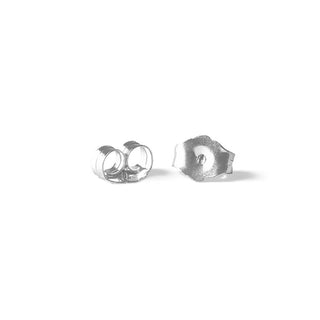 3/8 Carat Star J Hoop Diamond Earrings in Sterling Silver