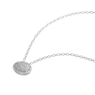 1/5 Carat Diamond Fashion Pendant in Sterling Silver - 18"