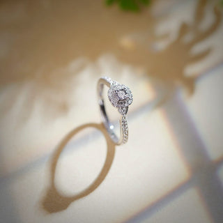 1/6 Carat Diamond Promise Ring in 10K White Gold