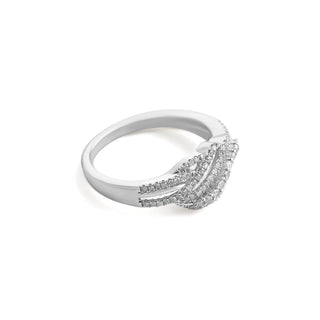 1/3 Carat Diamond Ring in Sterling Silver