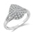 Near 1/2 Carat (.40ctw) Diamond Ring in Sterling Silver