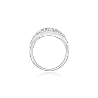 1.00 Carat Diamond Ring in Sterling Silver