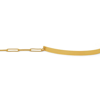 Dual Link Gold Chain Bracelet in 9K Yellow Gold-7.25"