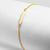 1-Link Gold Chain Bracelet in 9K Yellow Gold-7.25"