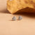 1/6 Carat Heart Diamond Stud Earrings in Sterling Silver