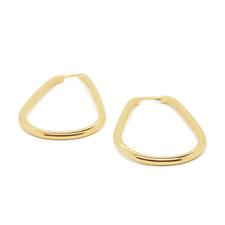 Teardrop Gold Earrings in 9K Yellow Gold