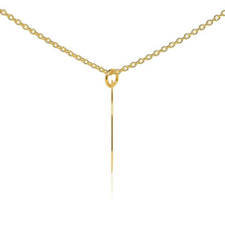 Solo Heart Gold Pendant Necklace in 9K Yellow Gold-18"