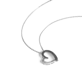 1/4 Carat Sinful Love Diamond Pendant Necklace in Sterling Silver