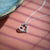 1/5 Carat Half-and-Half Heart Diamond Pendant Necklace in Sterling Silver