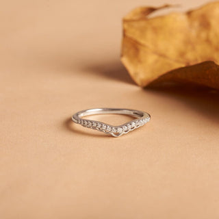 1/8 Carat Enhancer Diamond Band Ring in Sterling Silver