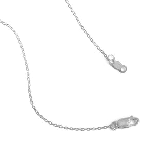 1.5 Carat Amethyst & White Topaz Heart Lock Pendant Necklace in Sterling Silver